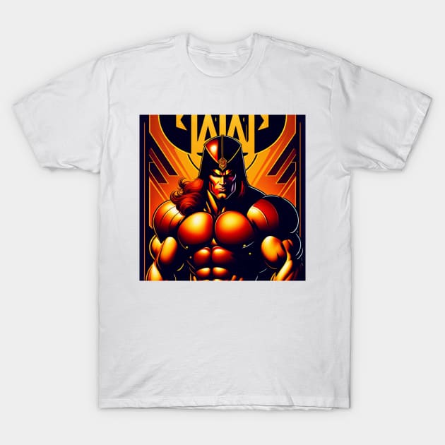 Spartan Strong MSU Vintage | Spartan Strong Comic Book Style T-Shirt by Zachariya420